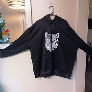 Plus size men hoodie
